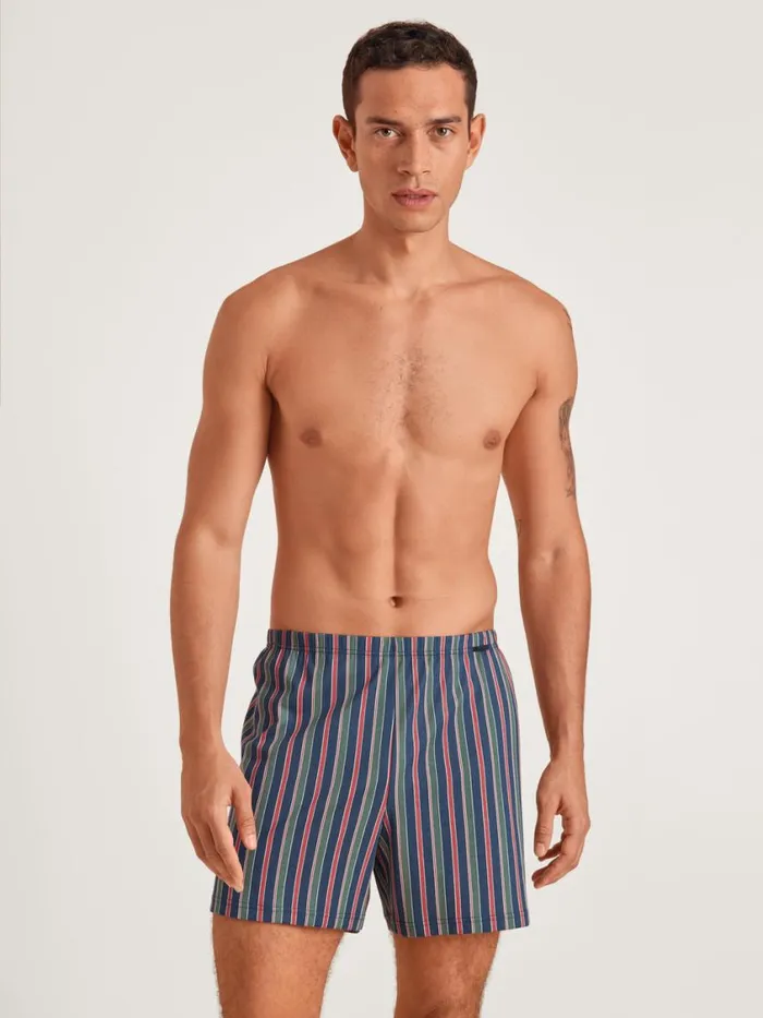 CALIDA Underpants Men Boxer Shorts Saragossa Blue Print