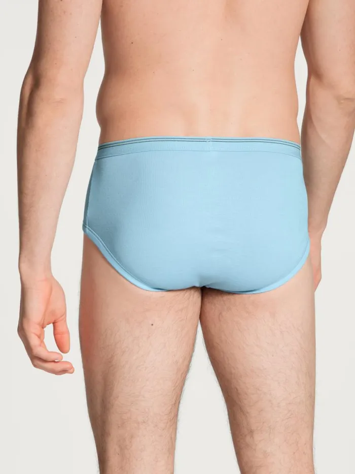 CALIDA Underpants Men Classic Brief With Fly Eisblau