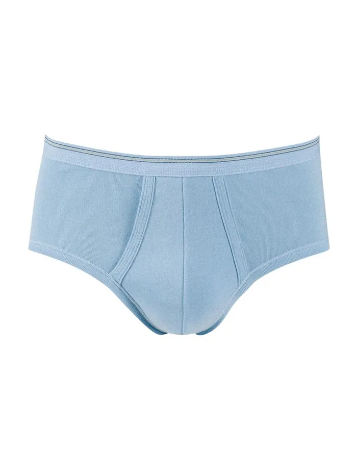 CALIDA Underpants Men Classic Brief With Fly Eisblau