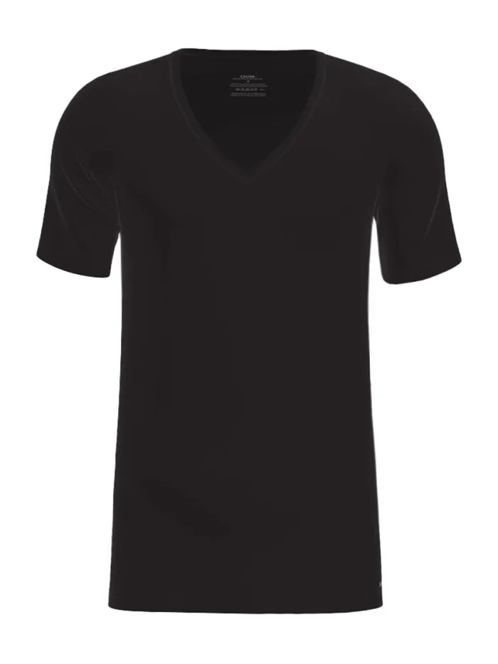 CALIDA Undershirts Men Vshirt Schwarz