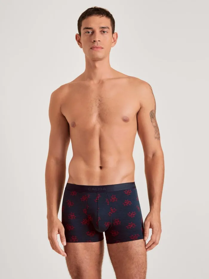 CALIDA Warming Nightwear Men Boxer Brief Dark Sapphire