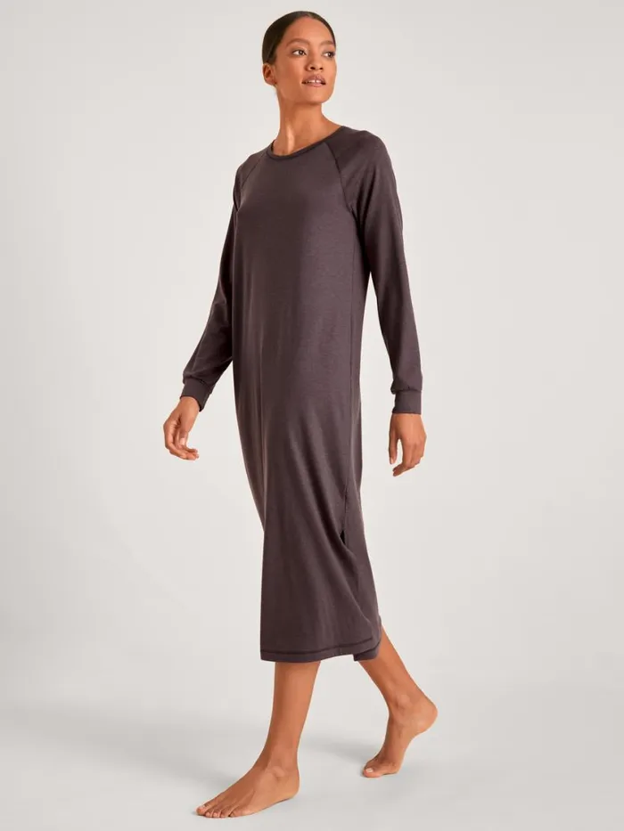 CALIDA Warming Nightwear Women Nightdress Soft Taupe