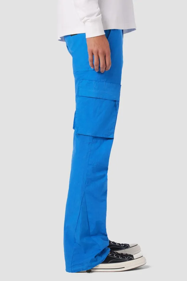 Cargo Men Hudson Jeans Walker Cargo Kick Flare Ripstop Blue Cargo Men Hudson Jeans Walker Cargo Kick Flare Ripstop Blue