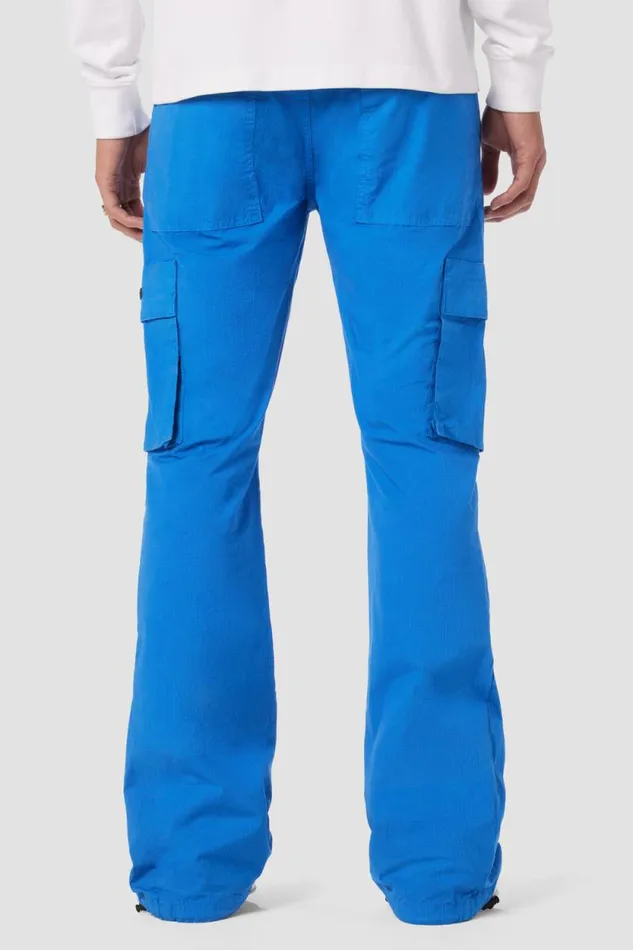 Cargo Men Hudson Jeans Walker Cargo Kick Flare Ripstop Blue Cargo Men Hudson Jeans Walker Cargo Kick Flare Ripstop Blue