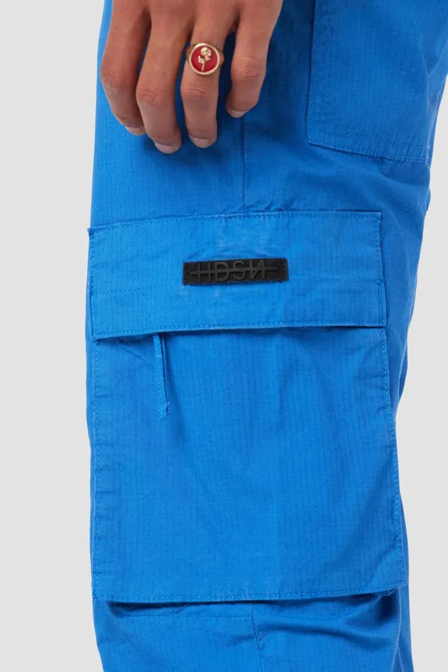 Cargo Men Hudson Jeans Walker Cargo Kick Flare Ripstop Blue Cargo Men Hudson Jeans Walker Cargo Kick Flare Ripstop Blue