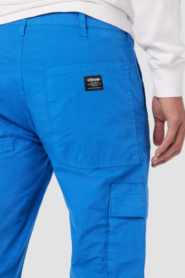 Cargo Men Hudson Jeans Walker Cargo Kick Flare Ripstop Blue Cargo Men Hudson Jeans Walker Cargo Kick Flare Ripstop Blue