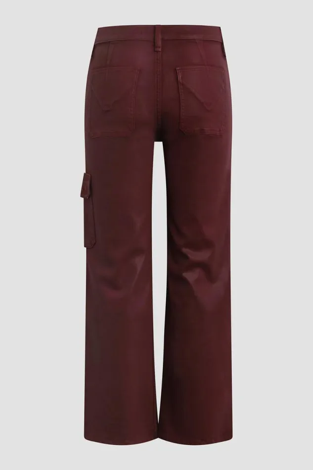 Cargo Women Hudson Jeans Rosie HighRise Wide Leg Cargo Coated Bordeaux Cargo Women Hudson Jeans Rosie HighRise Wide Leg Cargo Coated Bordeaux