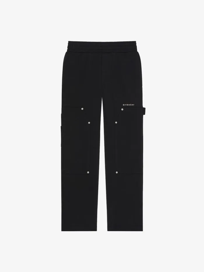 Carpenter Pants In Fleece Black Kids Givenchy