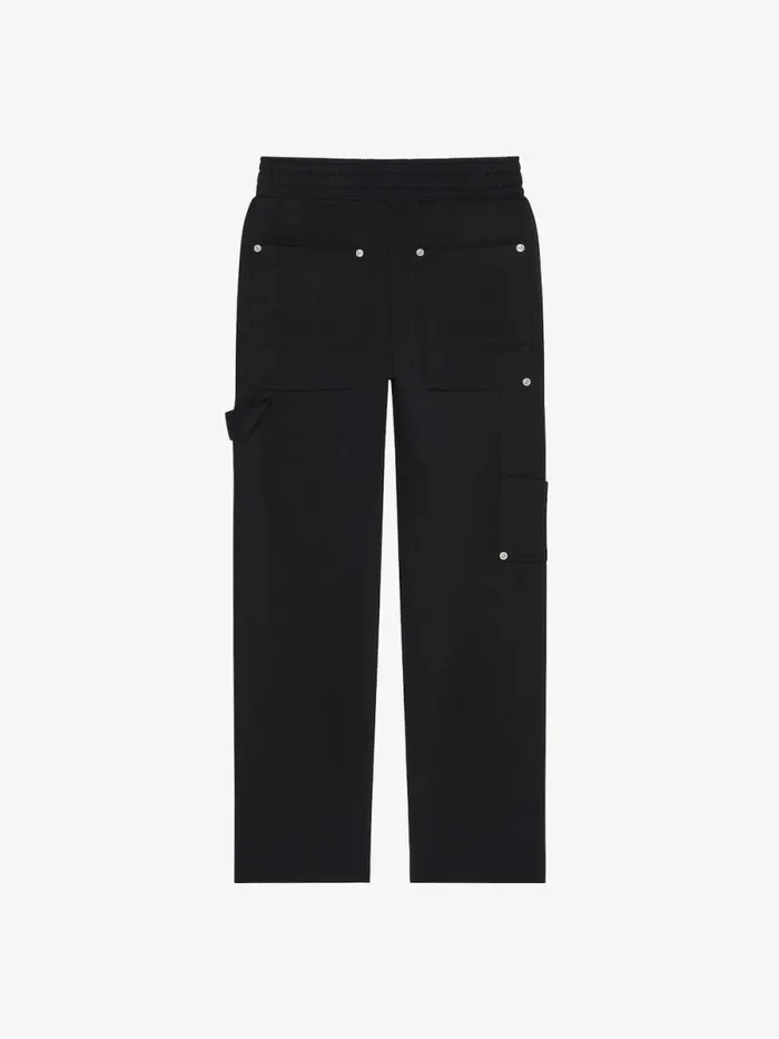 Carpenter Pants In Fleece Black Kids Givenchy