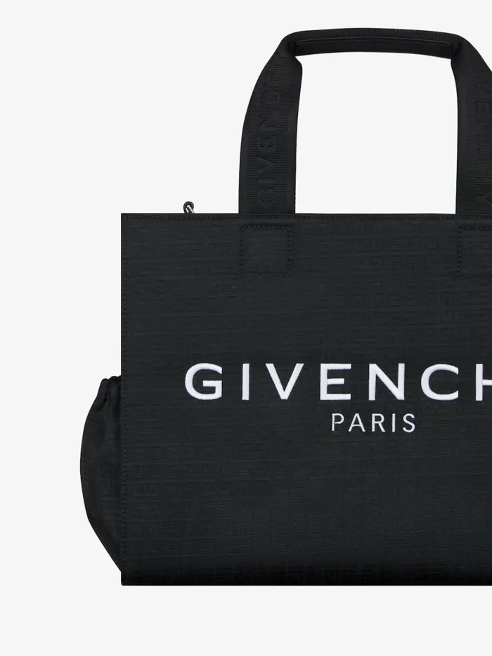 Changing Bag In Coated 4g Jacquard Black Kids Givenchy