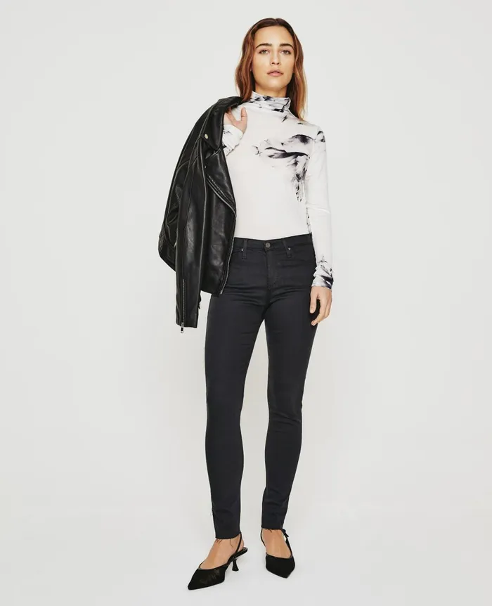Chels Turtleneck Will Garden White Multi Women AG Jeans Tops and Shirts Chels Turtleneck Will Garden White Multi Women AG Jeans Tops and Shirts