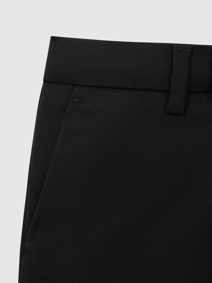 Children Reiss Pants Eastbury Slim Fit Chinos Black