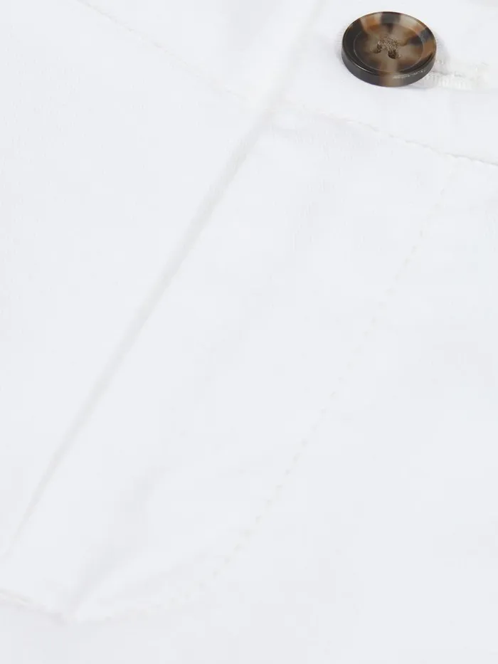Children Reiss Shorts Wicket Casual Chino Shorts White