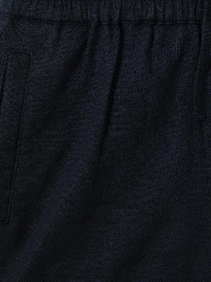 Children Reiss Sweats and Hoodies Acen Linen Drawstring Shorts Navy