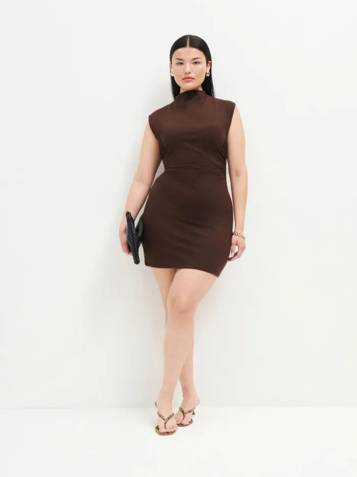 Clothing The Reformation Alden Knit Dress Cafe