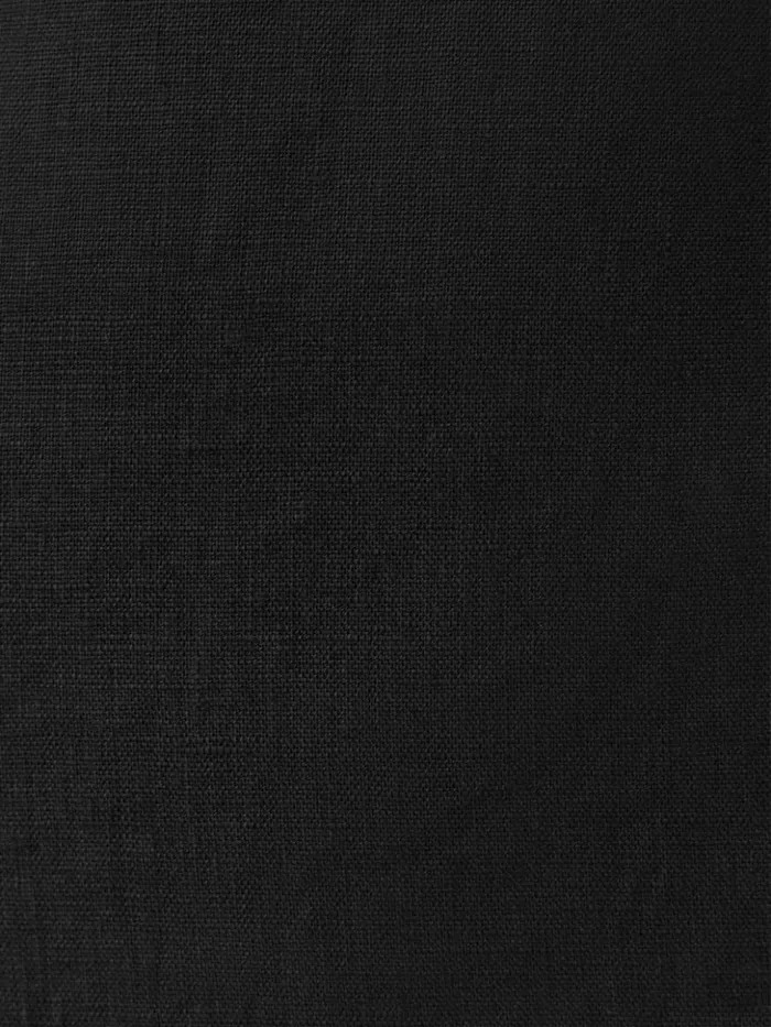 Clothing The Reformation Aspen Linen Top Black