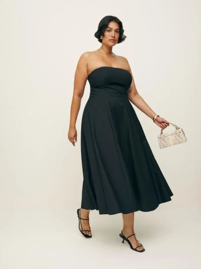 Clothing The Reformation Astoria Dress Es Black