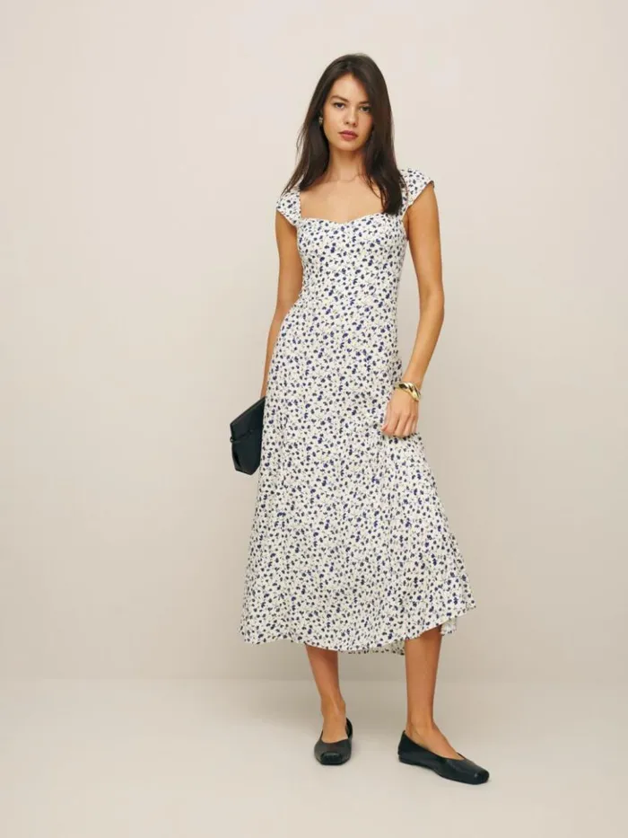 Clothing The Reformation Bryson Dress Mykonos