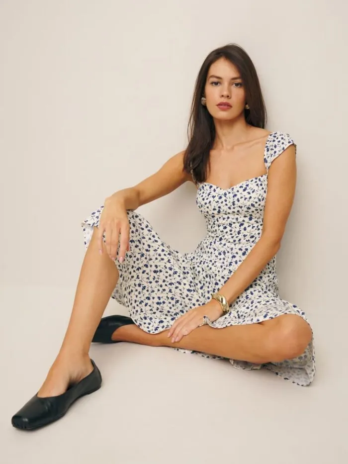 Clothing The Reformation Bryson Dress Mykonos
