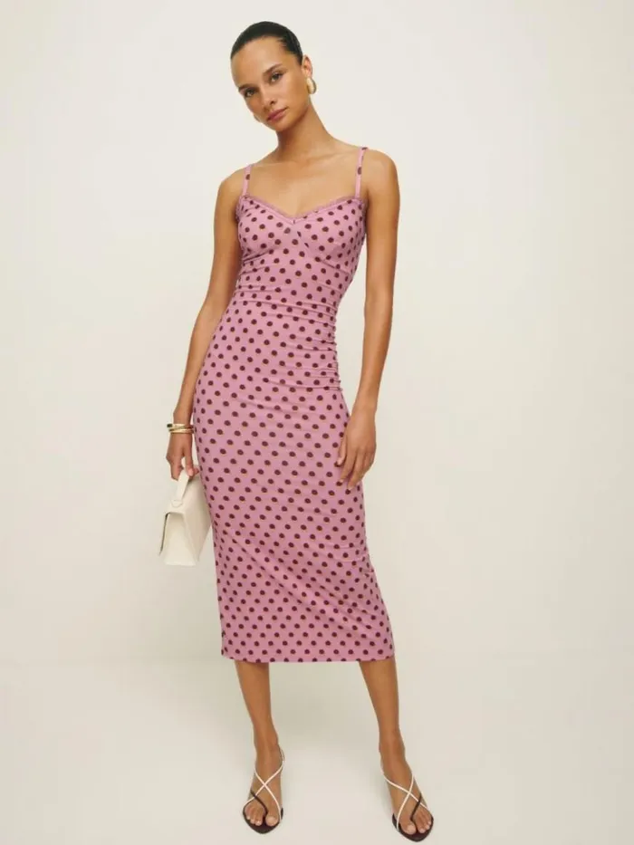 Clothing The Reformation Cesca Knit Dress Fandango