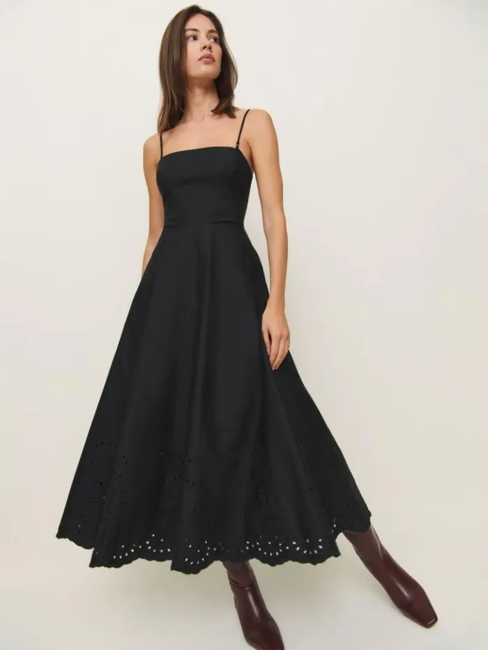 Clothing The Reformation Cherie Dress Black