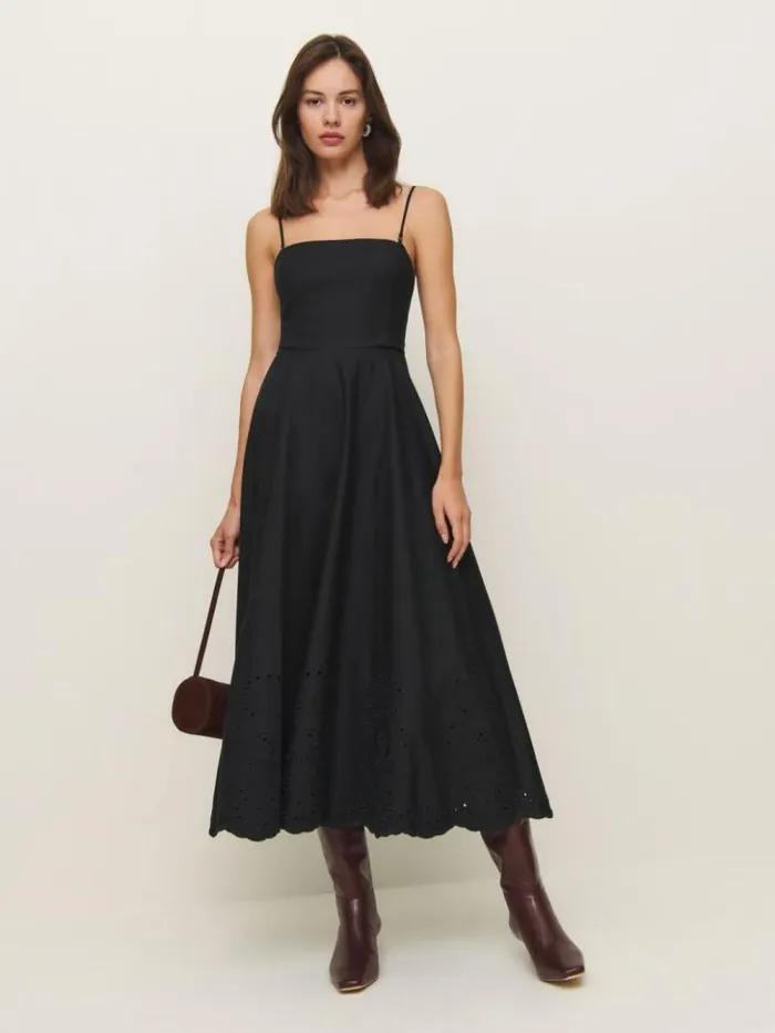 Clothing The Reformation Cherie Dress Black