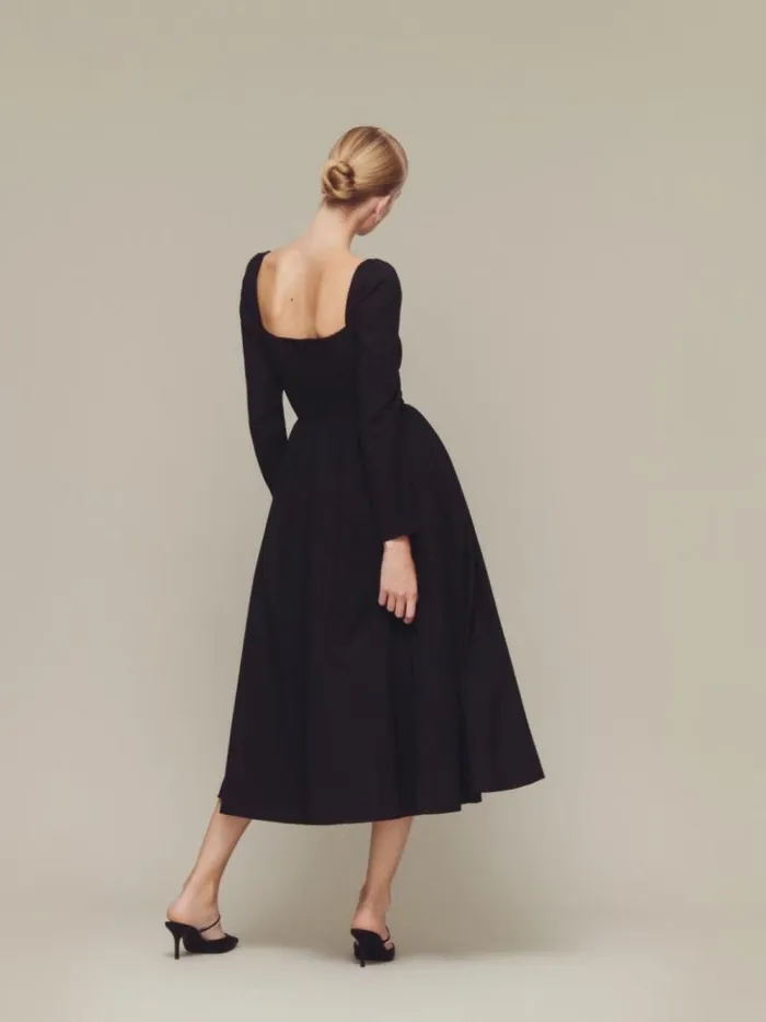 Clothing The Reformation Elly Dress Black