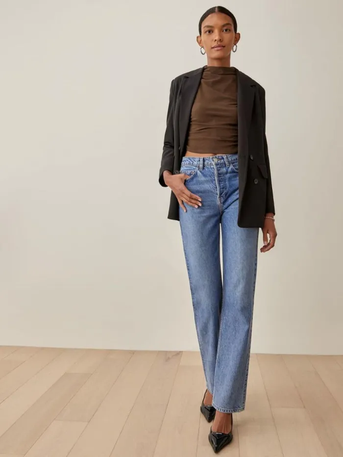 Clothing The Reformation Lindy Knit Top Cafe