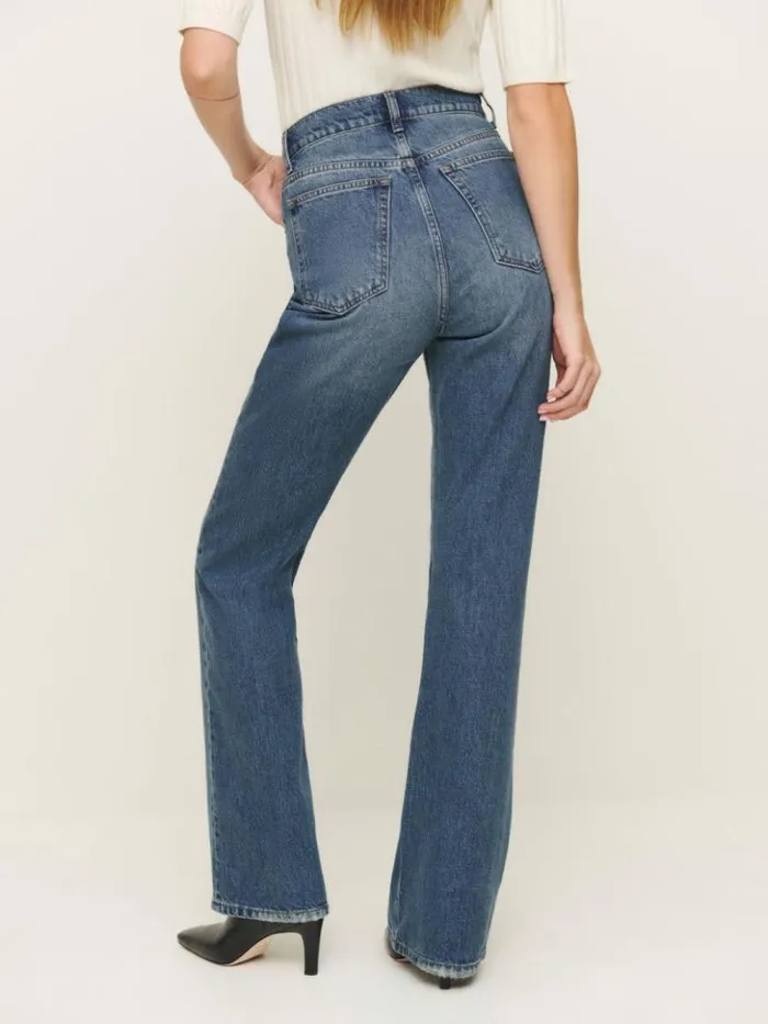 Clothing The Reformation Mia High Rise Vintage Bootcut Jeans Canyon