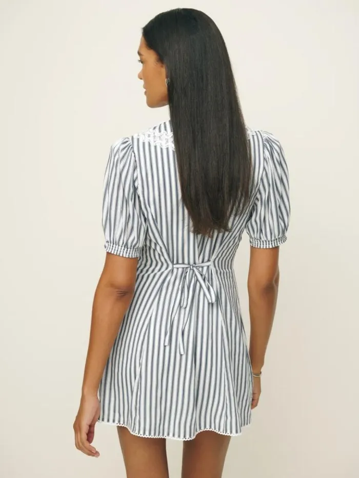 Clothing The Reformation Nonie Dress Antibes Stripe
