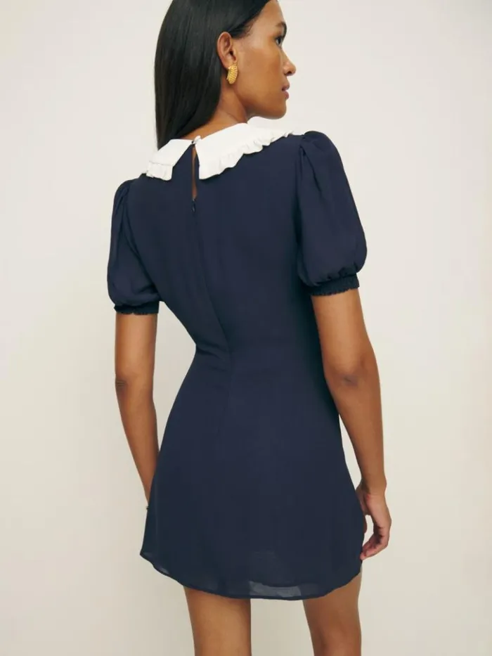 Clothing The Reformation Petites Kaylia Dress Midnight