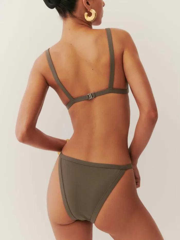 Clothing The Reformation Porto Bikini Bottom Morel