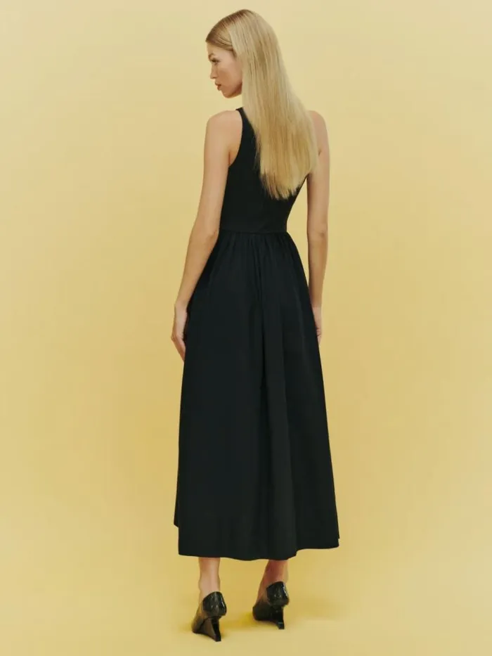 Clothing The Reformation Sai Dress Black