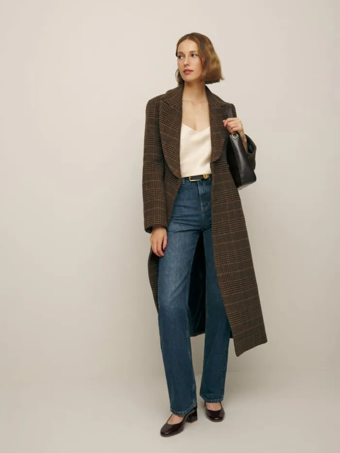 Clothing The Reformation Teddy Satin Top Almond