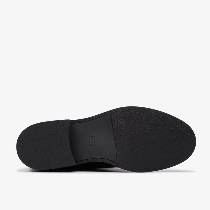 Cologne Up Black Leather Women Clarks Boots and Booties