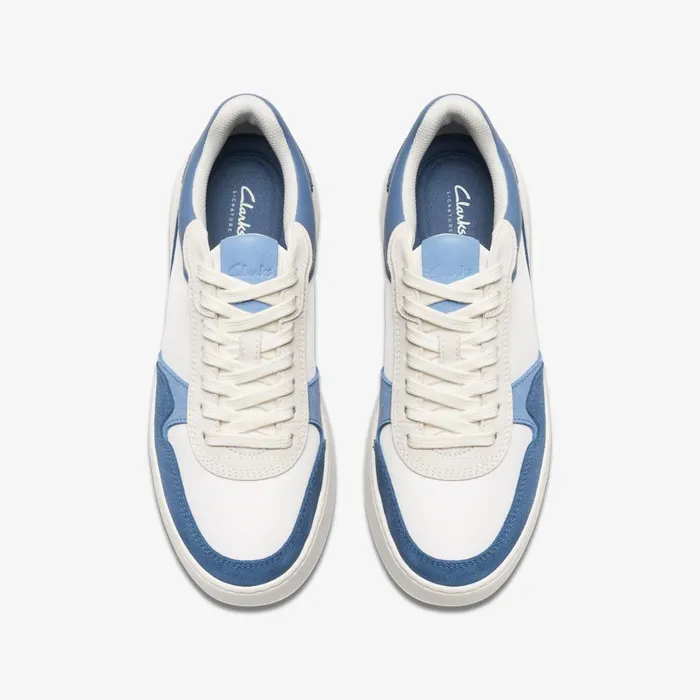 Court Lite Race Blue Combination Men Clarks Sneakers
