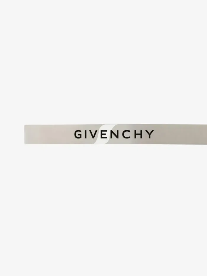 Cuff Bracelet In Silver Metal Silvery Men Givenchy Jewelry