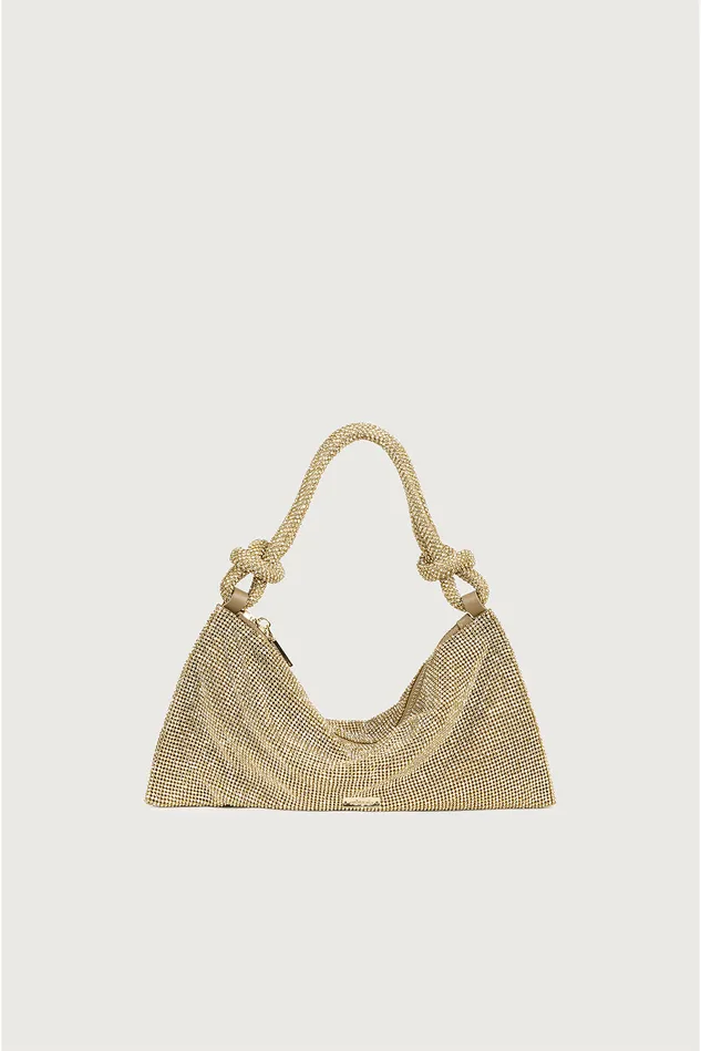Cult Gaia Hera Nano Rhinestone Shoulder Bag Sand Dollar Women Mini Bags