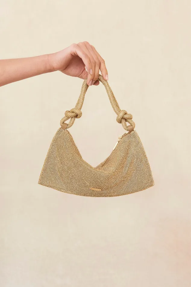 Cult Gaia Hera Nano Rhinestone Shoulder Bag Sand Dollar Women Mini Bags Cult Gaia Hera Nano Rhinestone Shoulder Bag Sand Dollar Women Mini Bags