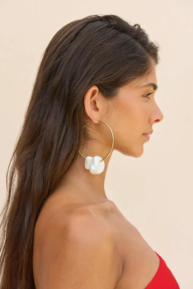 Cult Gaia Juno Earring Pearl Women Jewelry