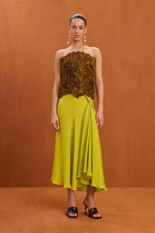 Cult Gaia Mana Top Algae Multi Women Tops