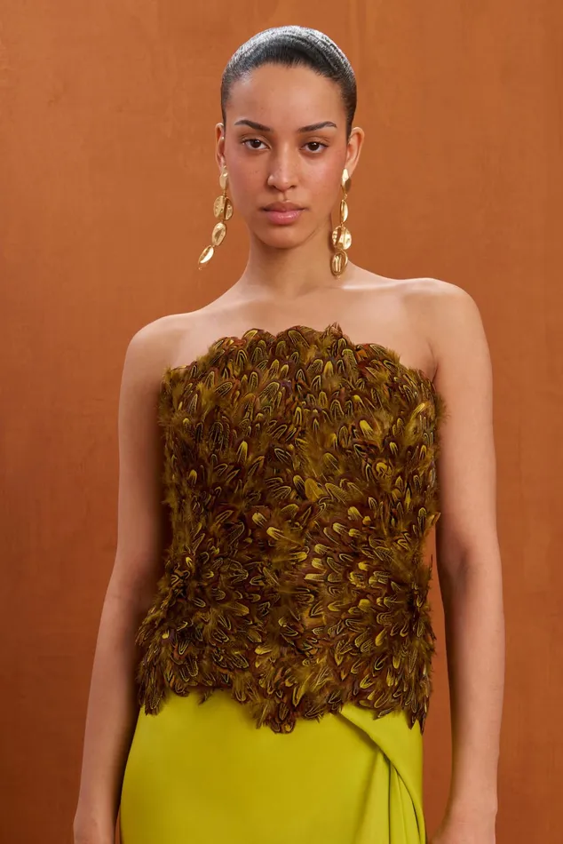 Cult Gaia Mana Top Algae Multi Women Tops