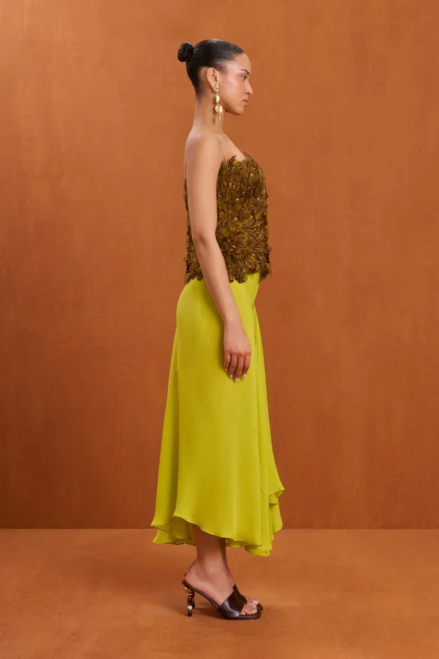 Cult Gaia Mana Top Algae Multi Women Tops