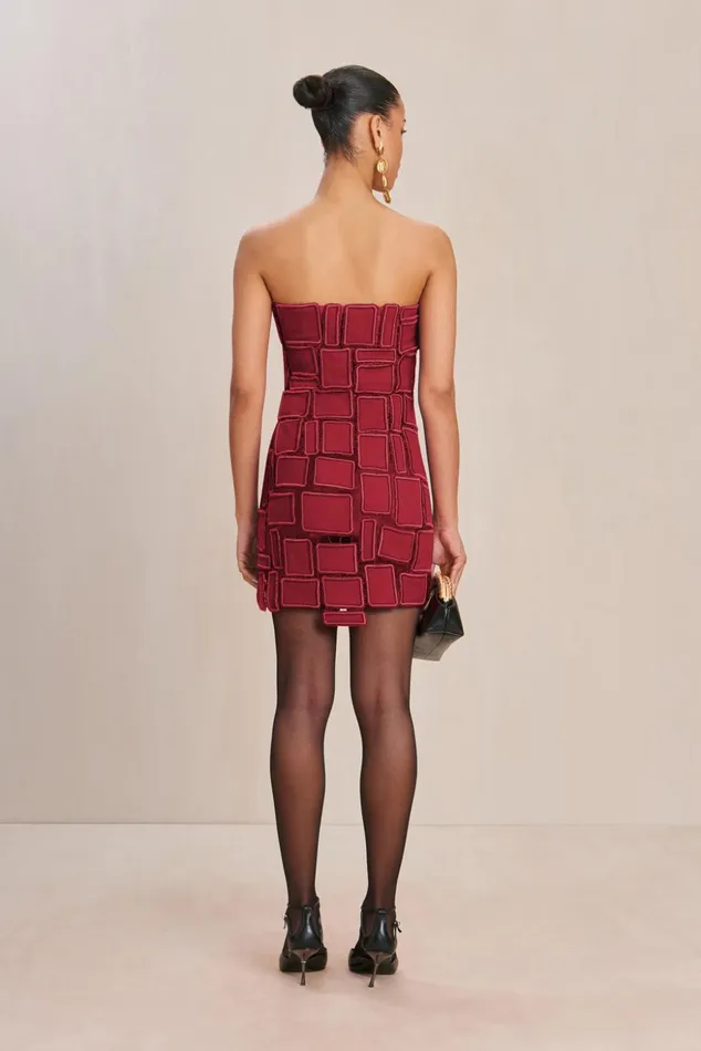 Cult Gaia Nurit Dress Merlot Women Dresses