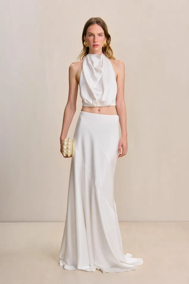 Cult Gaia Pelli Skirt Off White Women Bottoms