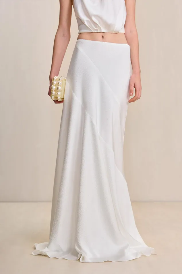 Cult Gaia Pelli Skirt Off White Women Bottoms Cult Gaia Pelli Skirt Off White Women Bottoms