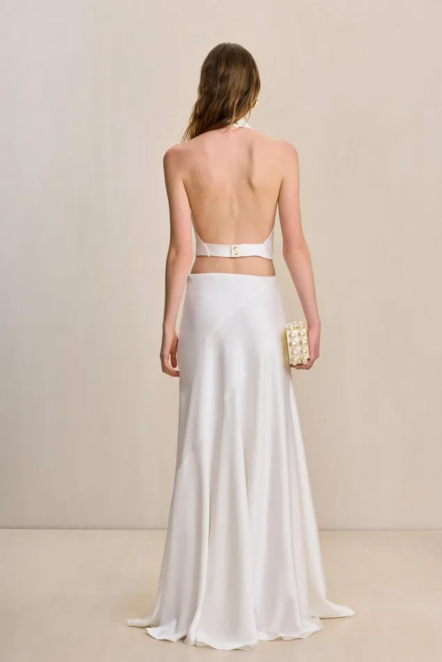 Cult Gaia Pelli Skirt Off White Women Bottoms Cult Gaia Pelli Skirt Off White Women Bottoms