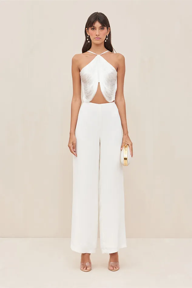 Cult Gaia Quella Top Off White Women Tops Cult Gaia Quella Top Off White Women Tops