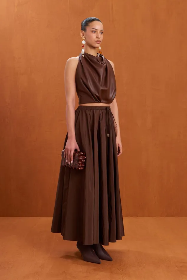 Cult Gaia Rosalee Skirt Java Women Bottoms