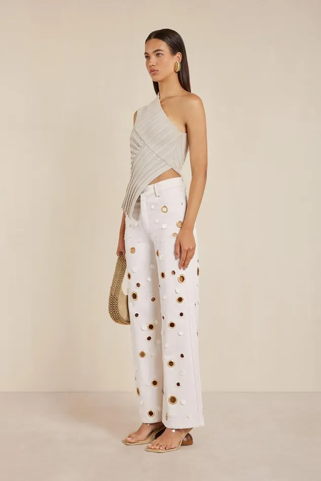 Cult Gaia Sedna Pant Off White Women Bottoms Cult Gaia Sedna Pant Off White Women Bottoms